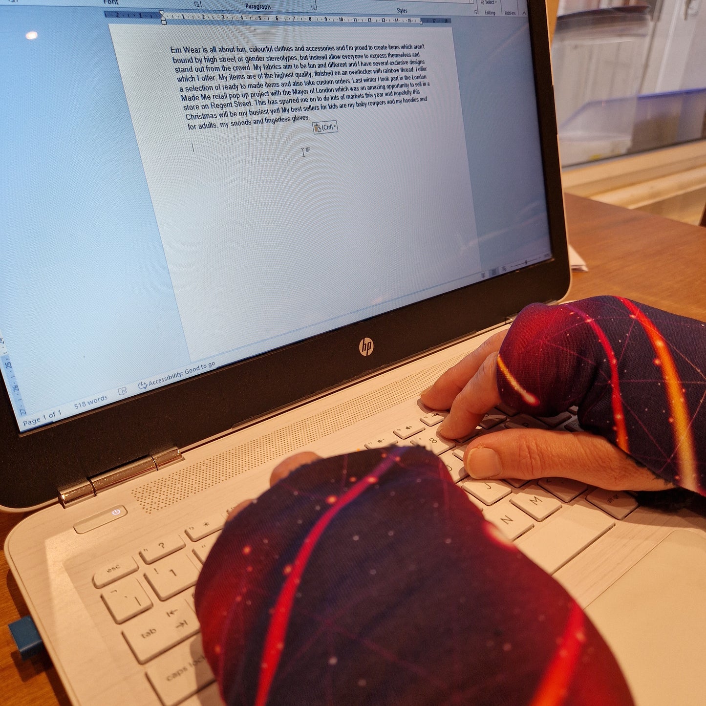 Adult Christmas Fingerless Gloves