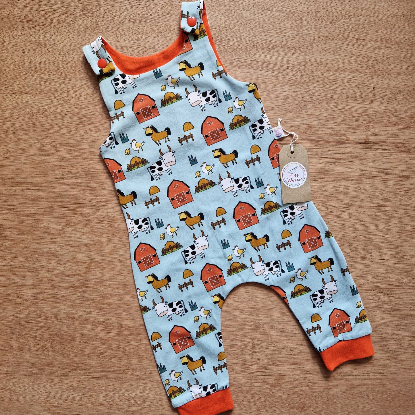 Blue Farm Romper