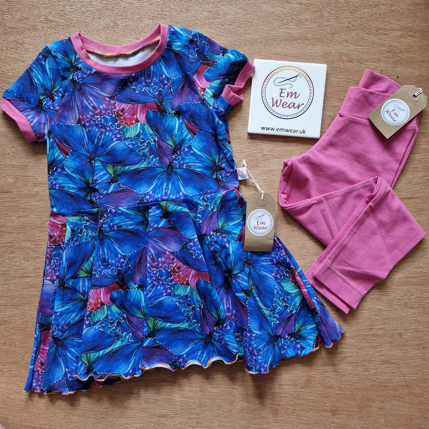 Sale Organic Twirly Dress & Leggings - 50% Off
