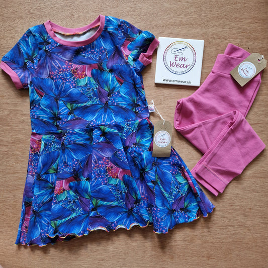 Sale Organic Twirly Dress & Leggings - 50% Off