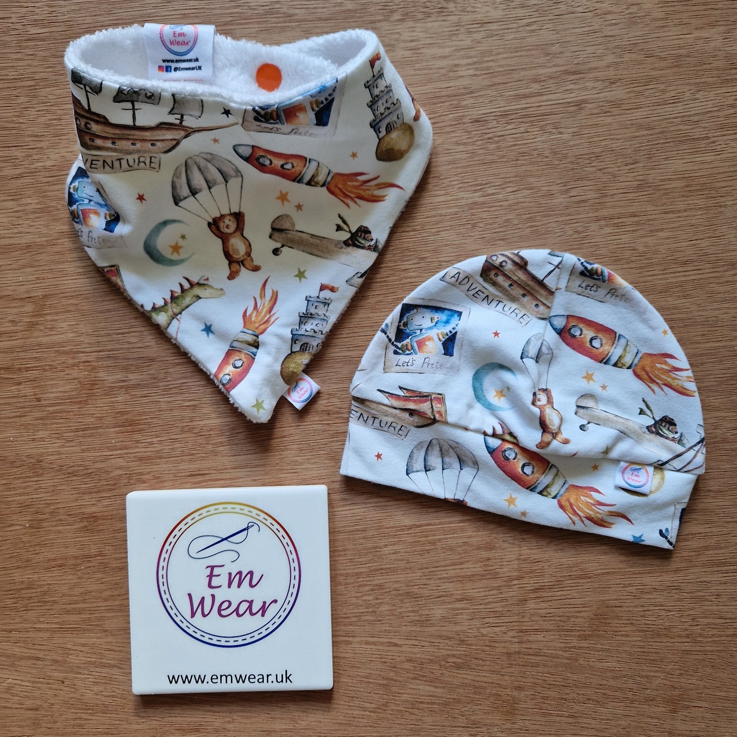 Sale Organic Hat & Bib Set - 75% Off