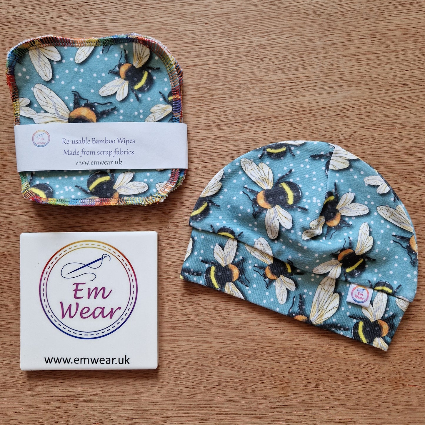 Sale Hat & Re-usable Wipes Set - 50% Off