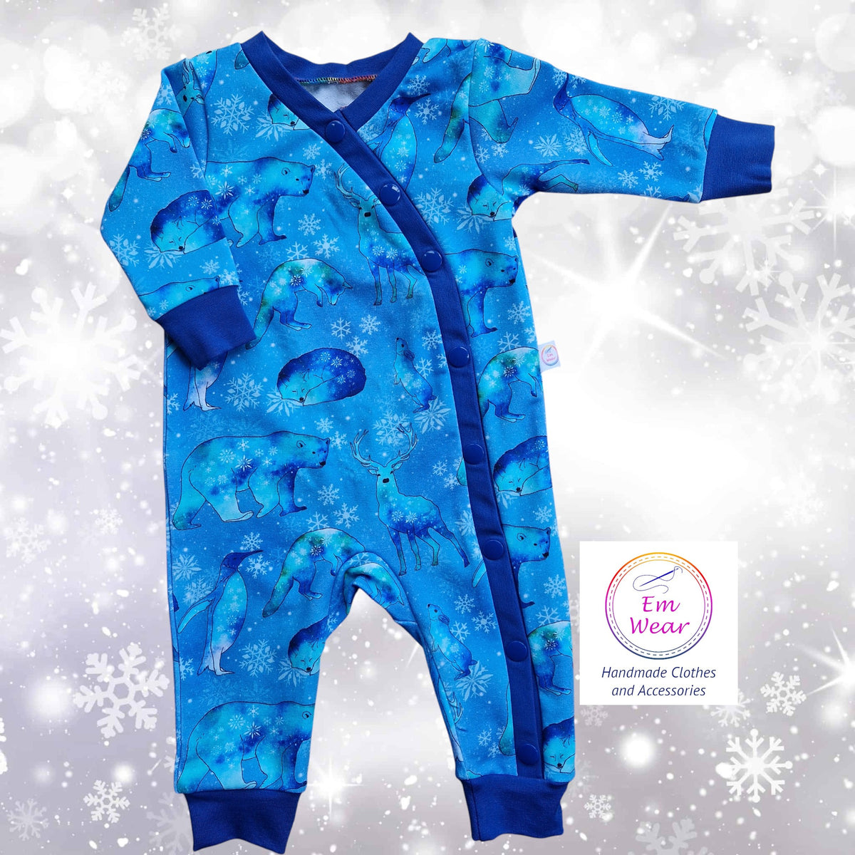 Winter Animals Popper Sleepsuit