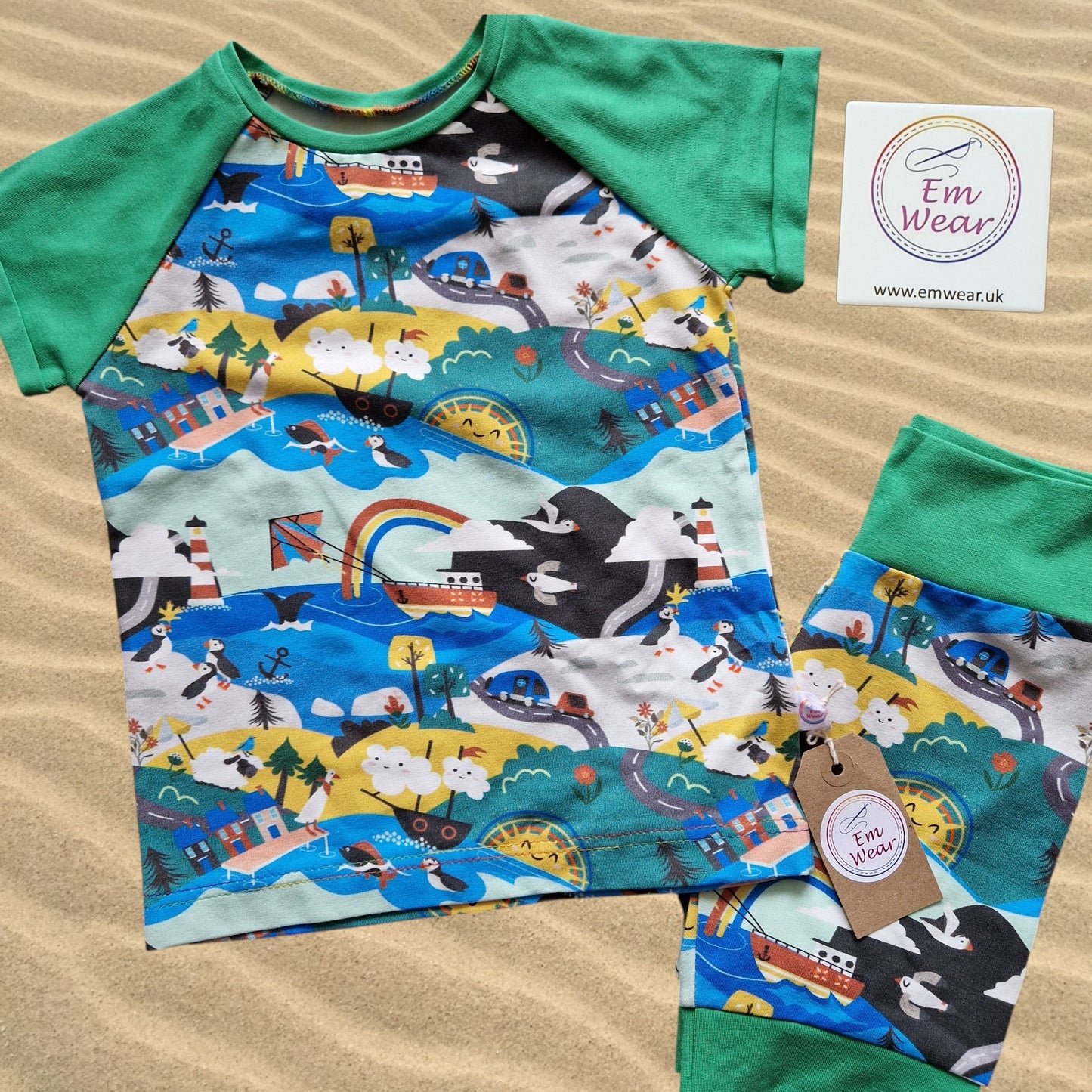Sale T-shirt & Shorts Loungewear Sets - 50% Off (Various Designs Available)