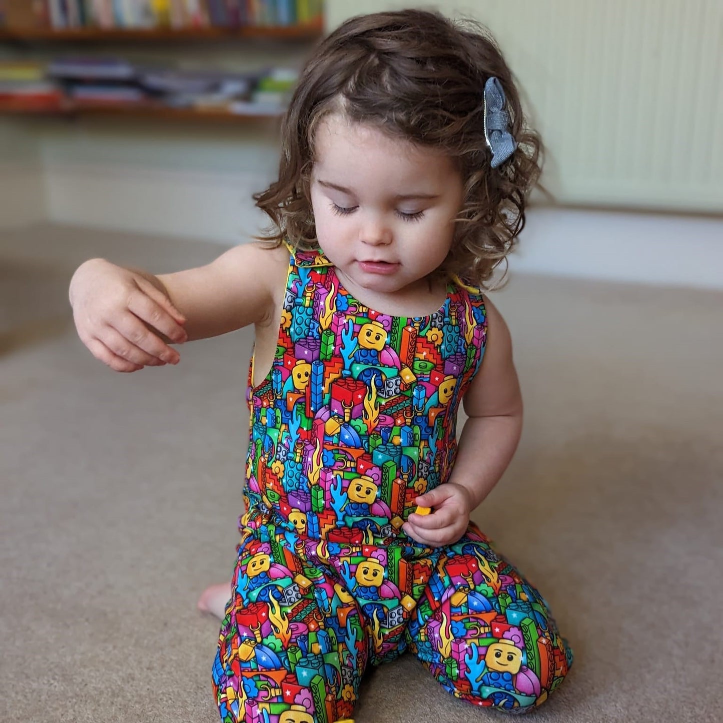 Baby and Child Romper with Poppers - Optional Snap Crotch Opening