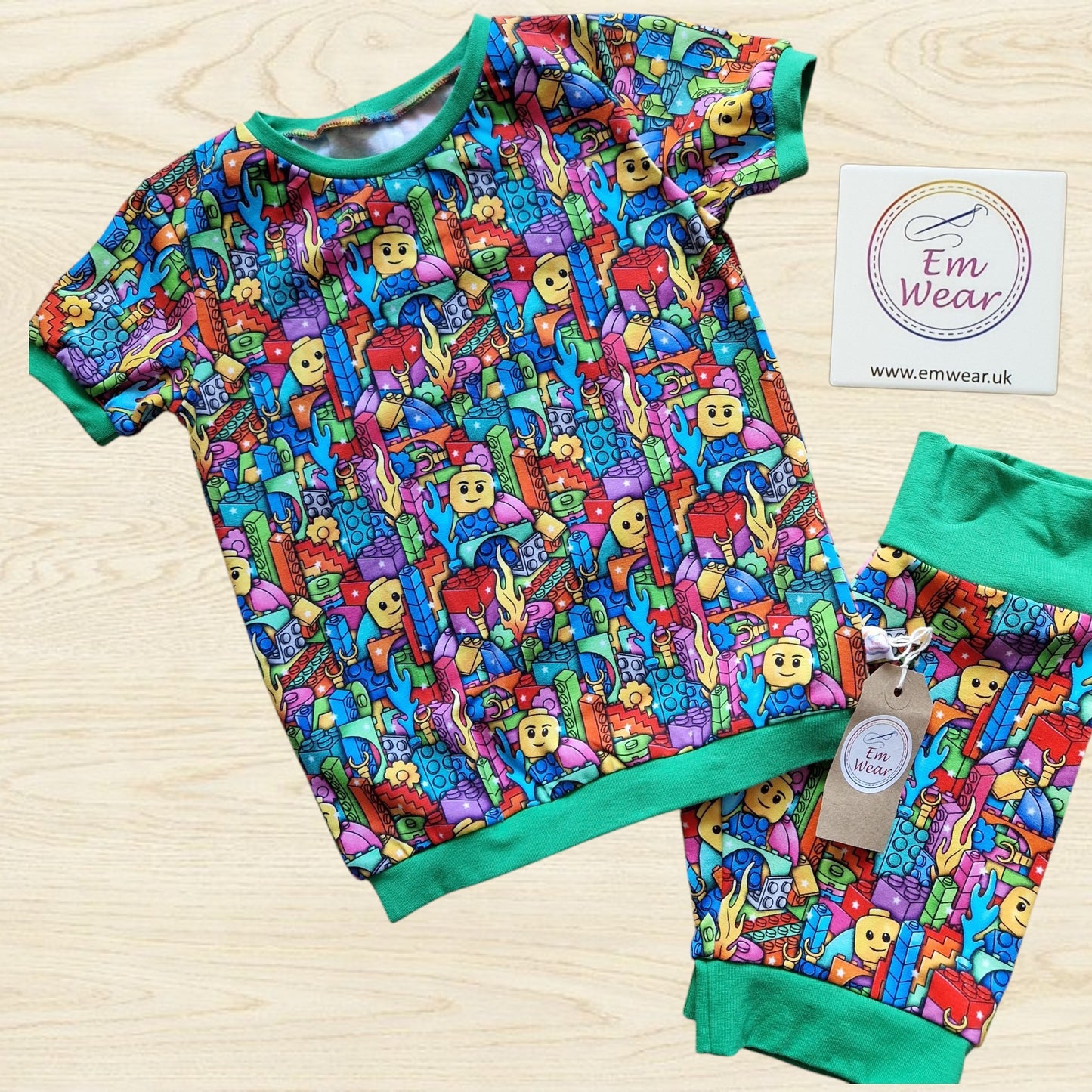 Sale T-shirt & Shorts Loungewear Sets - 50% Off (Various Designs Available)