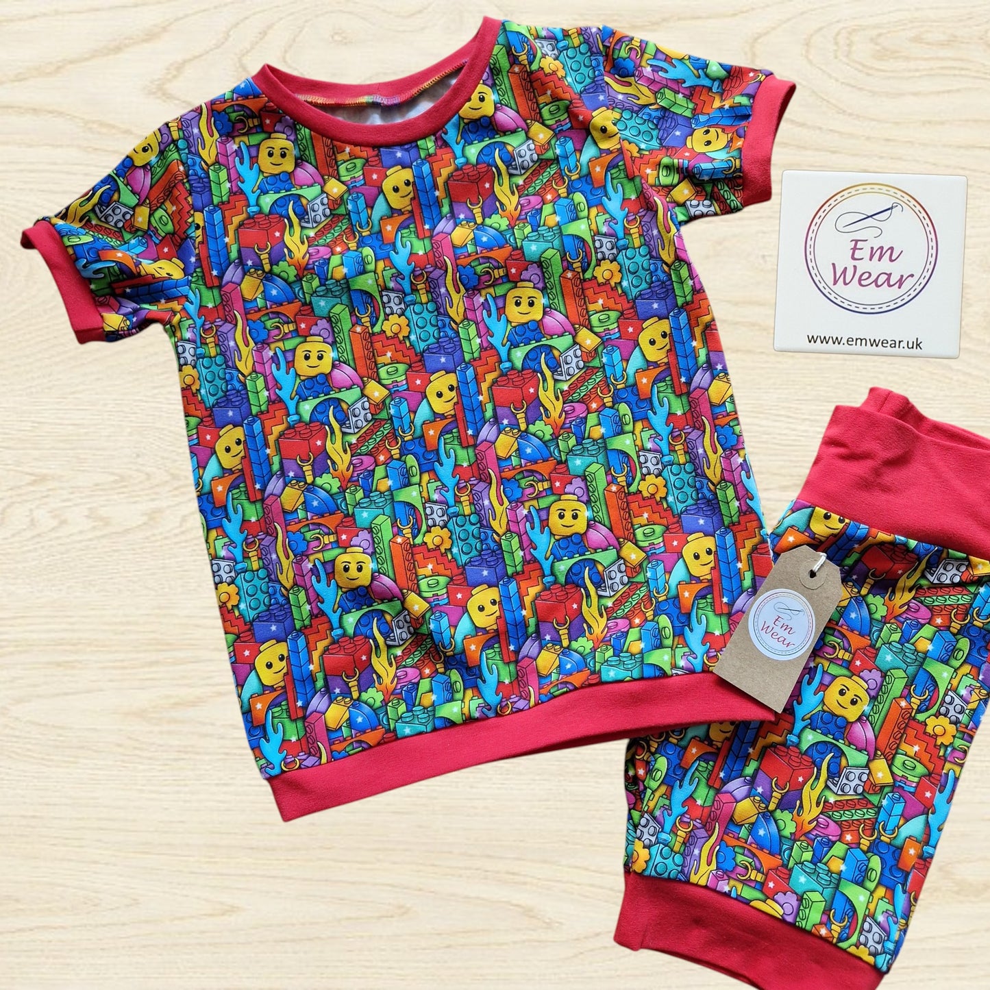 Sale T-shirt & Shorts Loungewear Sets - 50% Off (Various Designs Available)