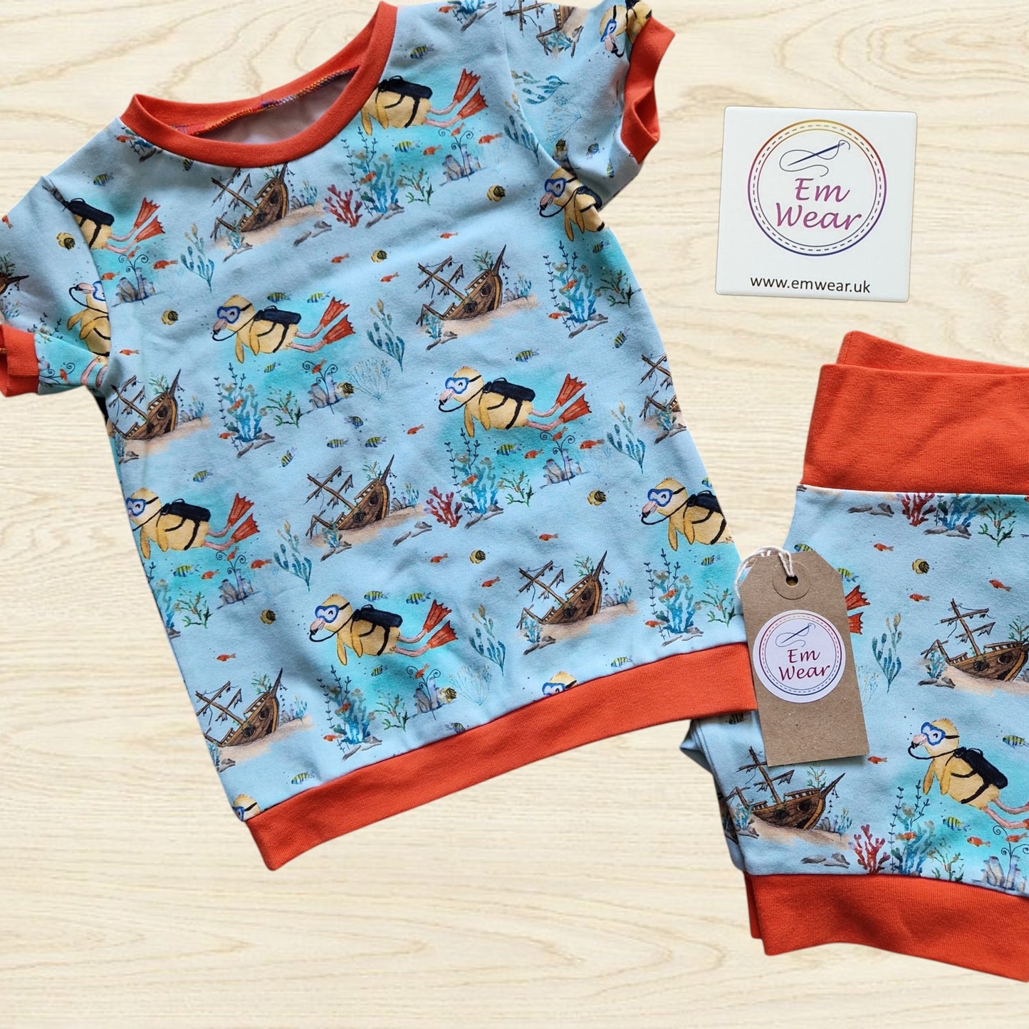 Sale T-shirt & Shorts Loungewear Sets - 50% Off (Various Designs Available)