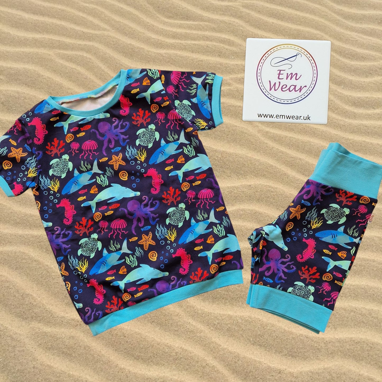 Sale T-shirt & Shorts Loungewear Sets - 50% Off (Various Designs Available)