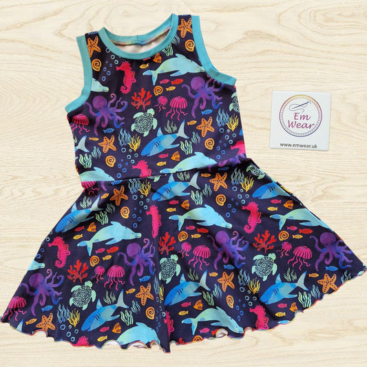 Sale Organic Baby and Child Sleeveless Dress - 25% Off (Various Designs Available)