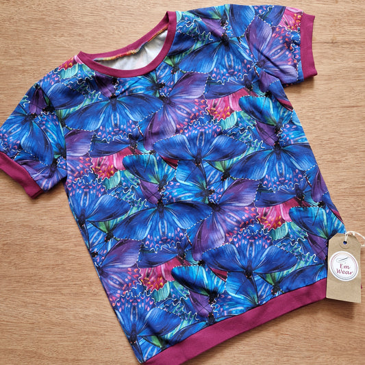 Organic Butterfly Wings Short Sleeve T-shirt - 50% Off
