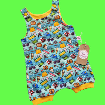 Exclusive Beach Fun Shortie Romper