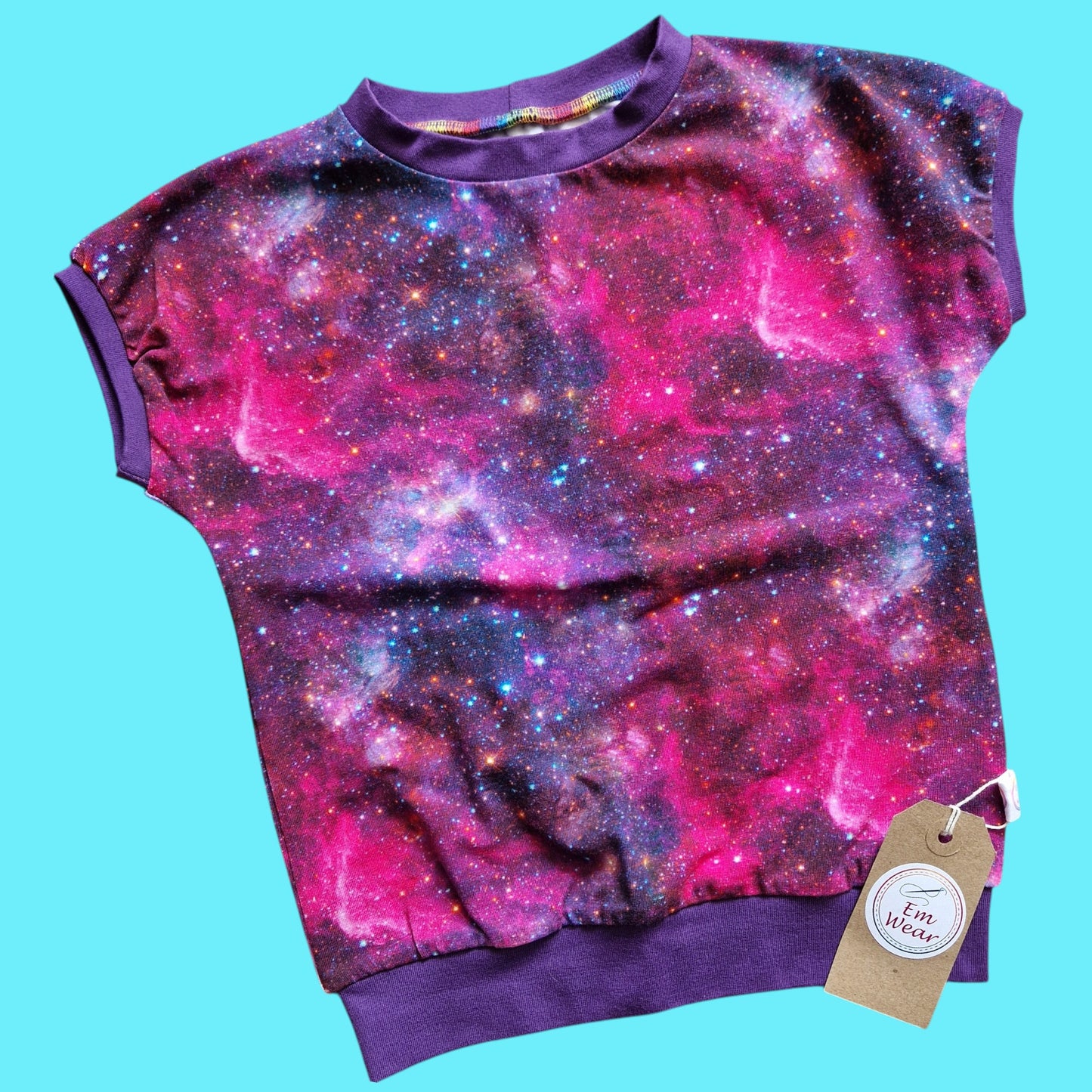 Pink Galaxy Dolman T-shirt