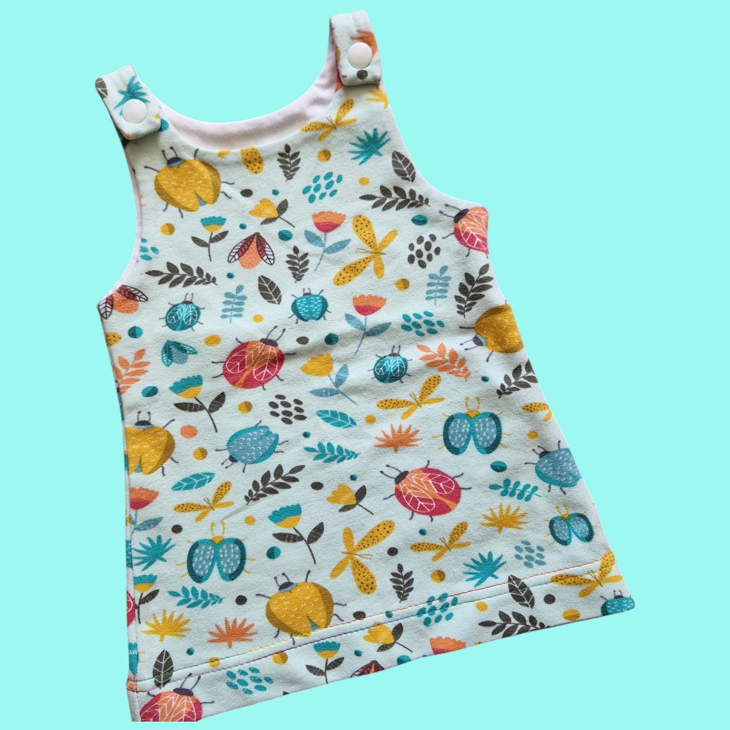 Green Bugs Pinafore