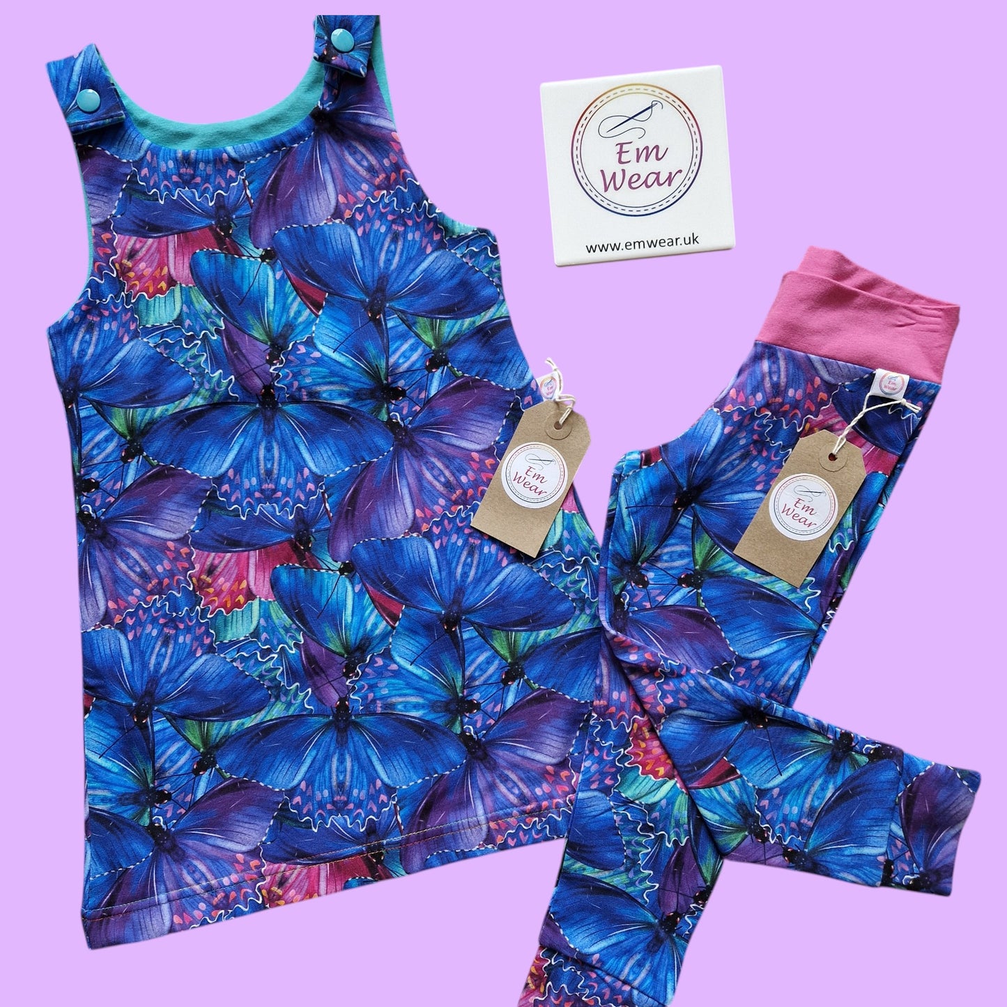 Butterfly Wings Pinafore Dress