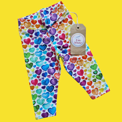 Rainbow Heart Baby & Child Leggings