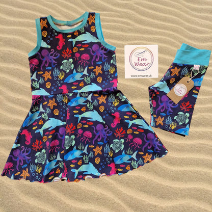 Under the Sea Baby and Child Sleeveless Dress