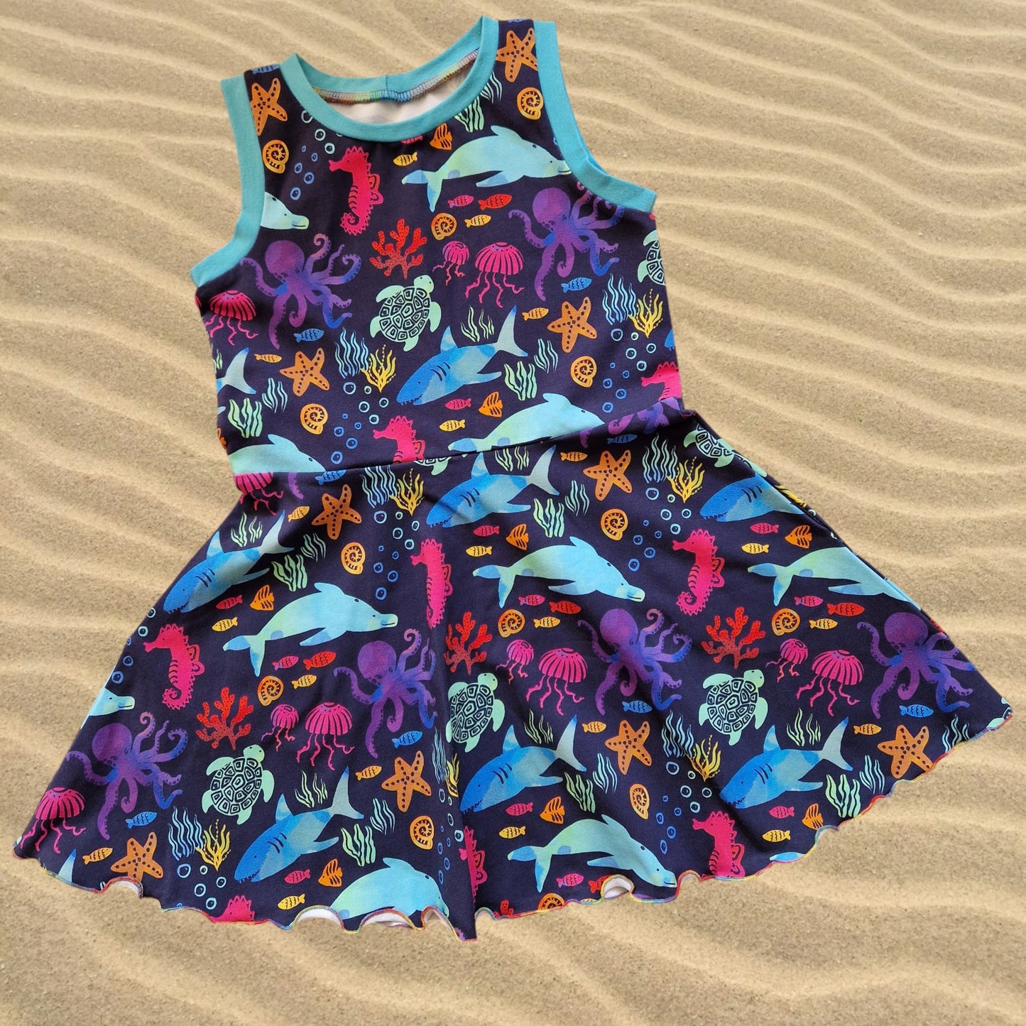 Under the Sea Baby and Child Sleeveless Dress