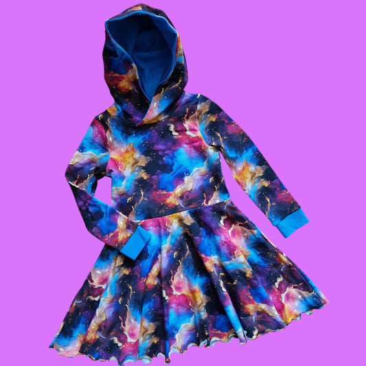 Ready Made Child Hoody Twirly Dress