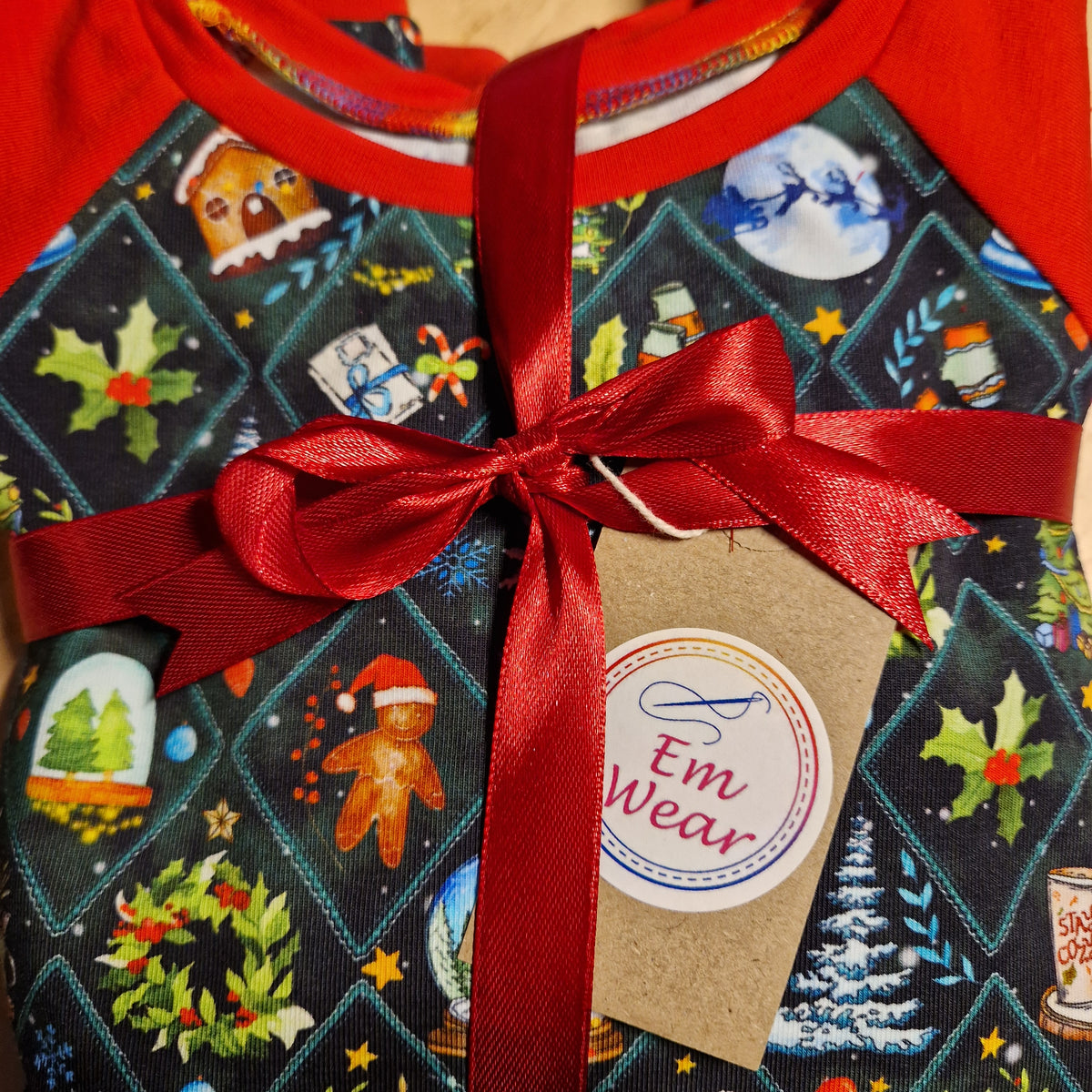 Christmas Diamonds Romper