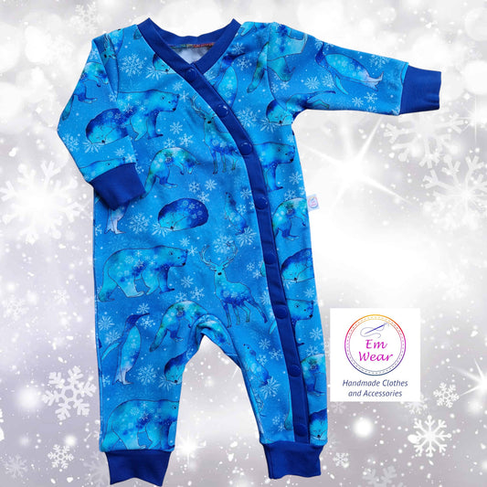 Winter Animals Popper Sleepsuit