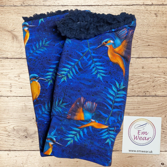 Kingfisher Fingerless Gloves