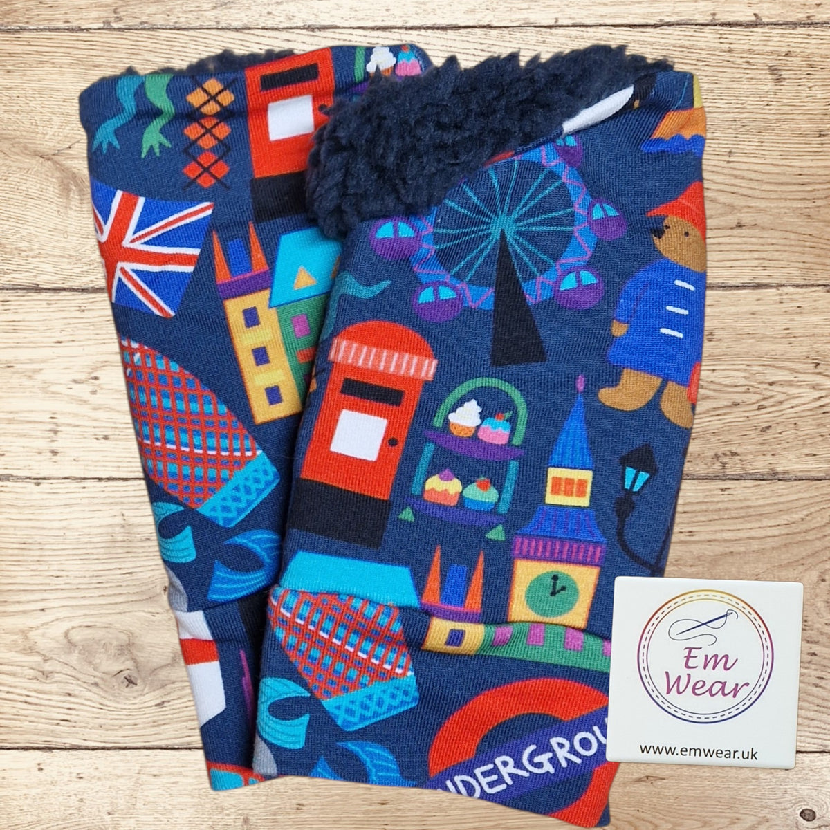 London Adventures Fingerless Gloves