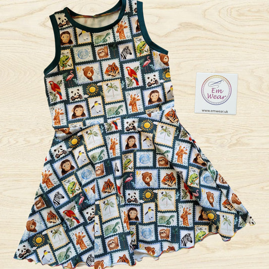 David Attenbear Baby and Child Sleeveless Dress