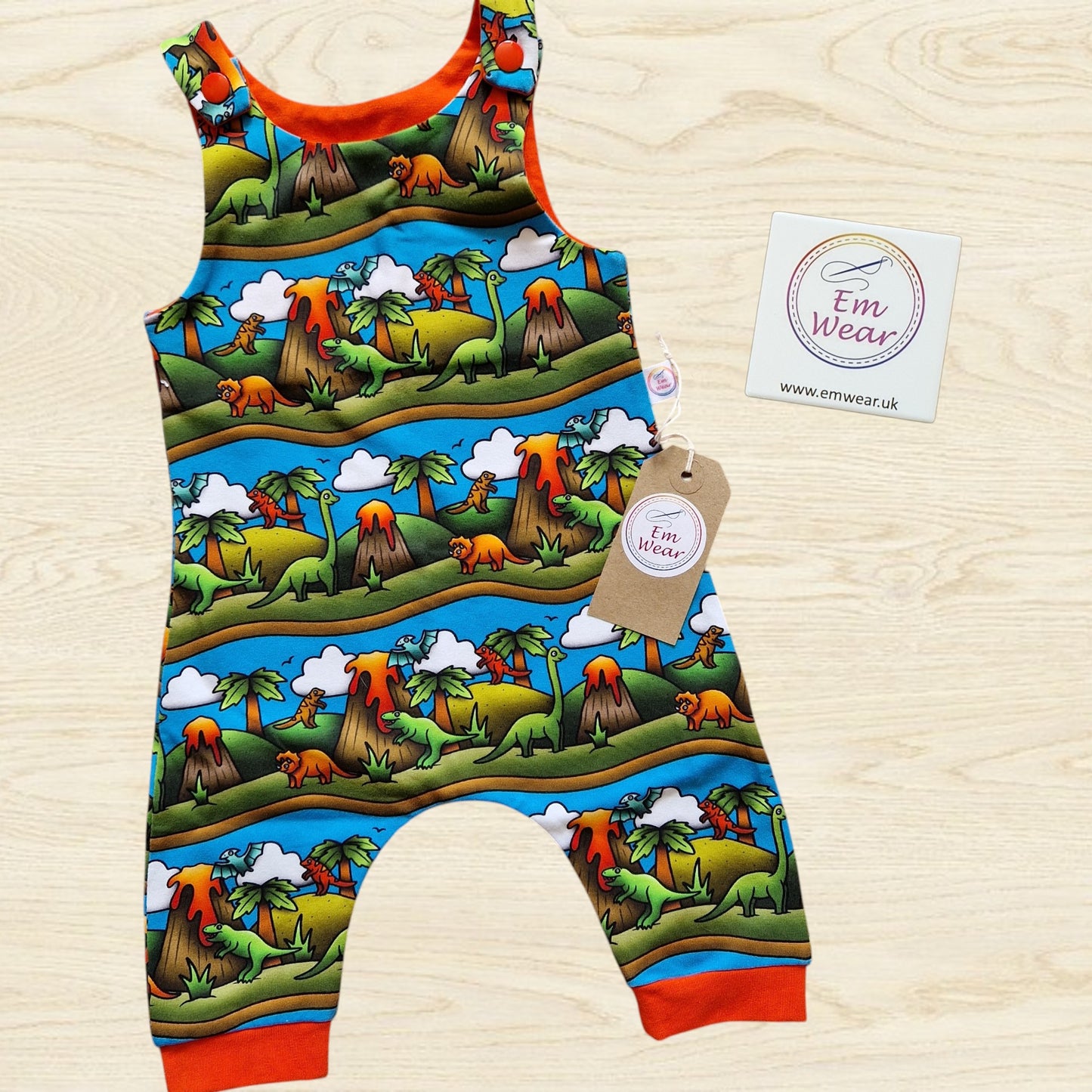 Dinoland Romper - ORGANIC