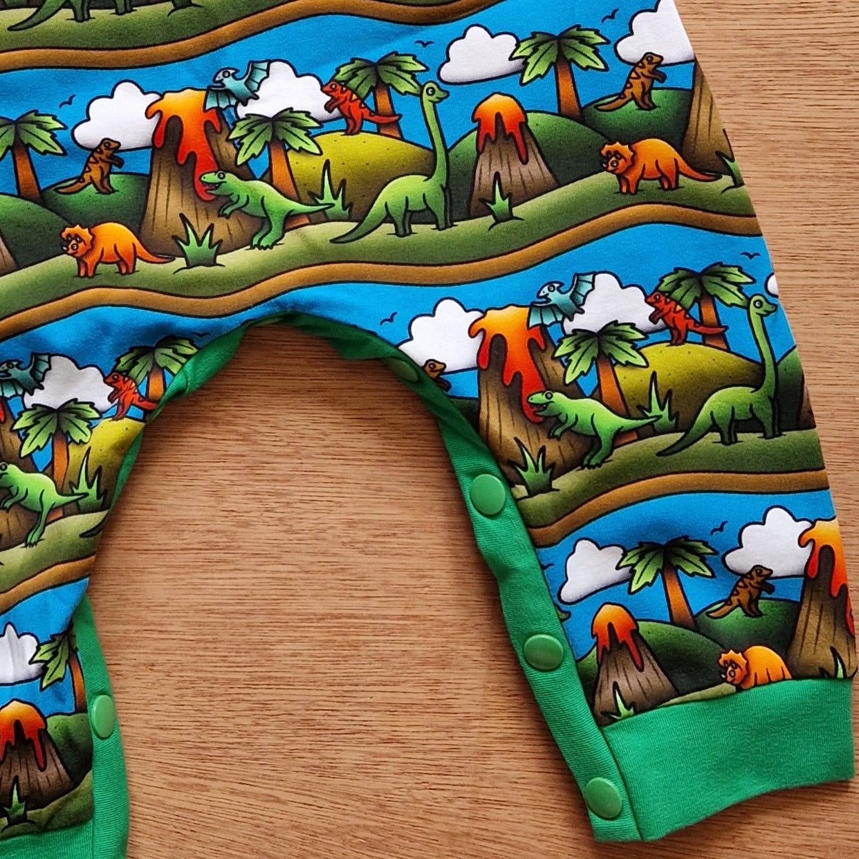 Snap Crotch Romper - Dinoland