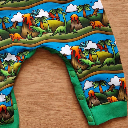 Snap Crotch Romper - Dinoland