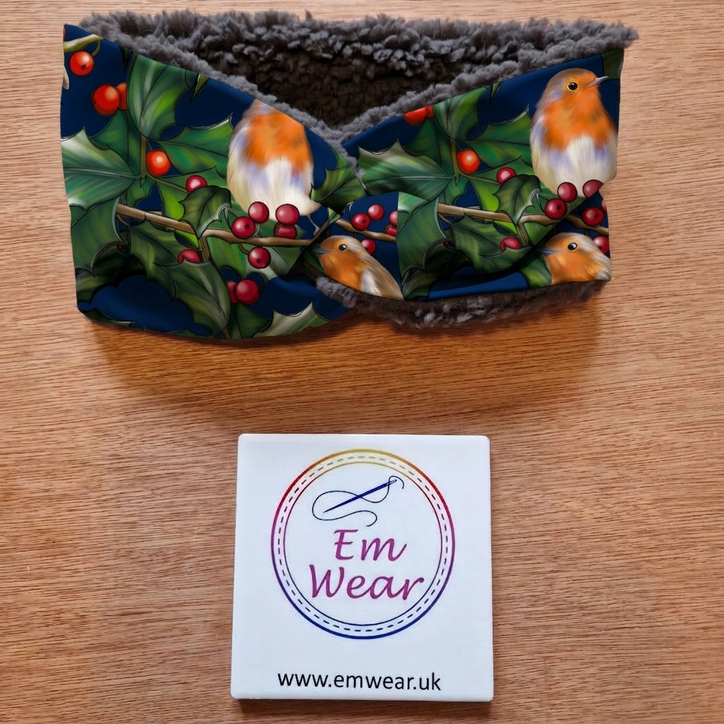Winter Robins Ear Warmer