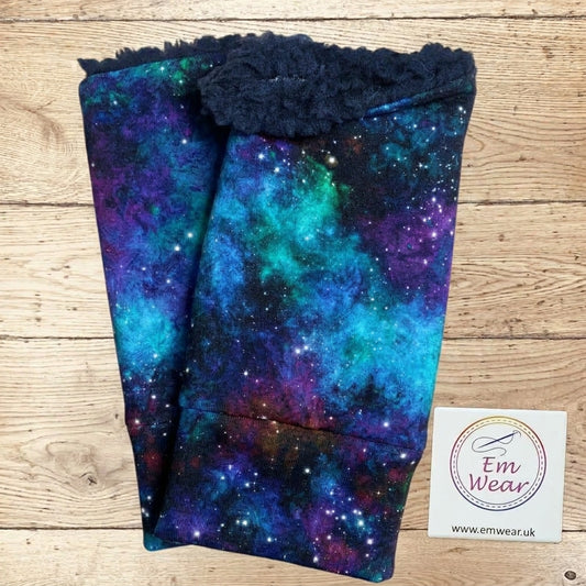 Dark Galaxy Fingerless Gloves