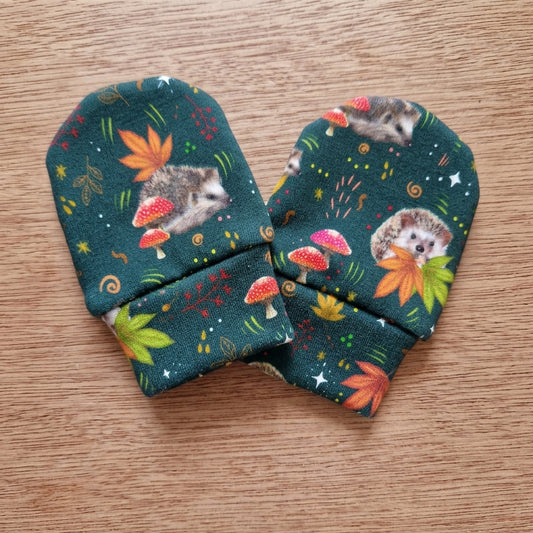 Hedgehog Scratch Mitts