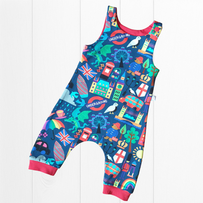 Baby and Child Romper with Poppers - Optional Snap Crotch