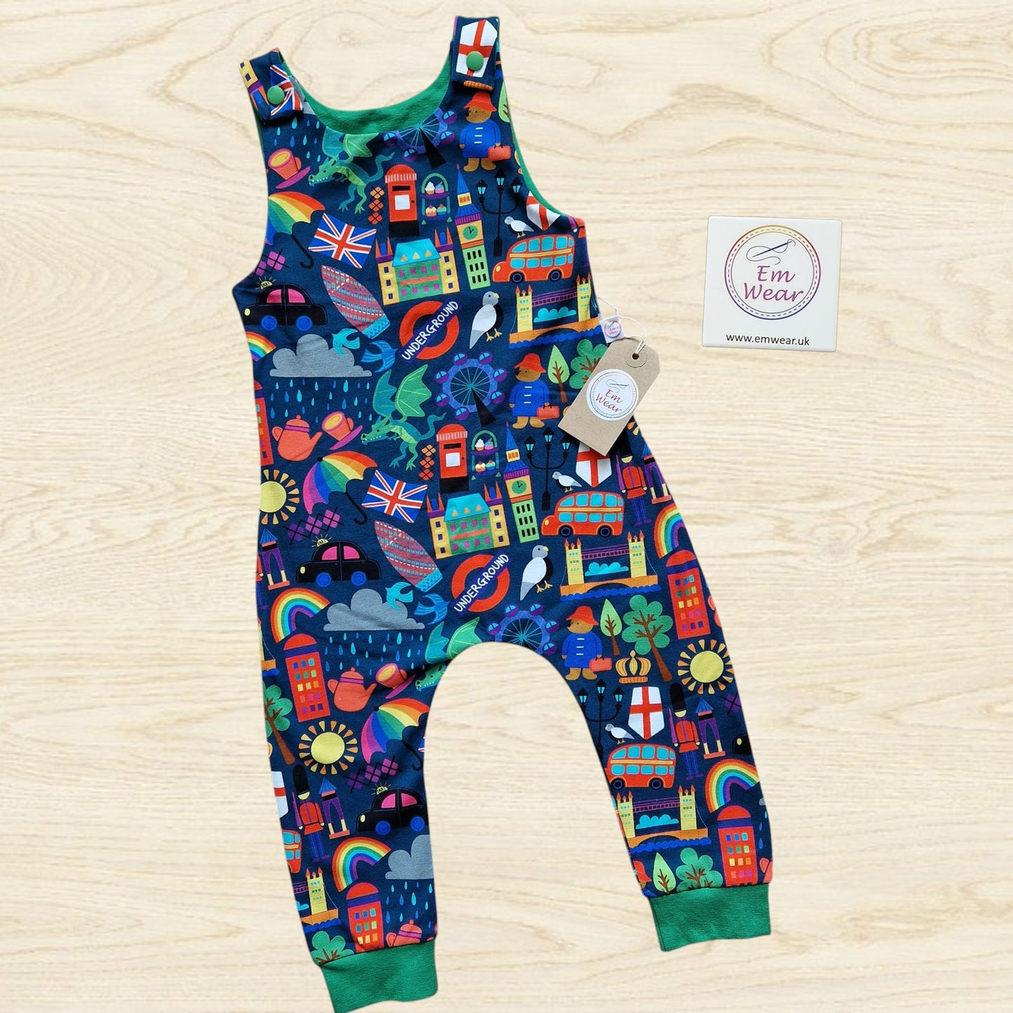 London Adventures Romper - ORGANIC