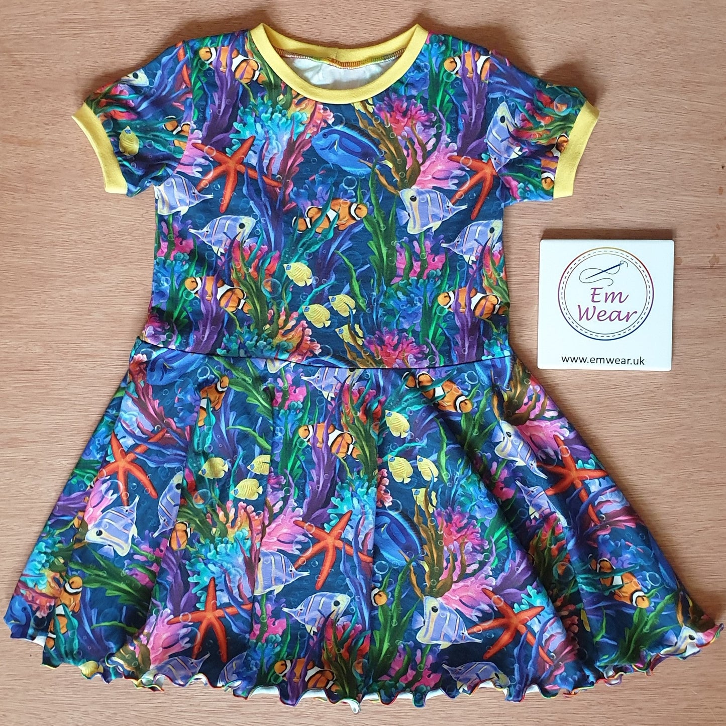 Pre-Order Fabrics Baby and Child Short Sleeved Twirly Dress