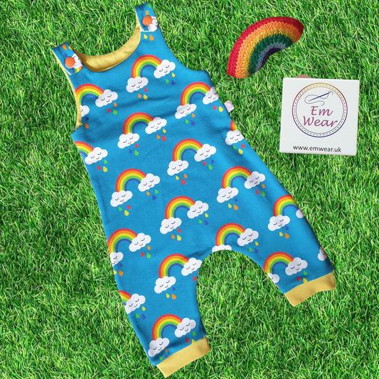 Sleepy Rainbows Romper