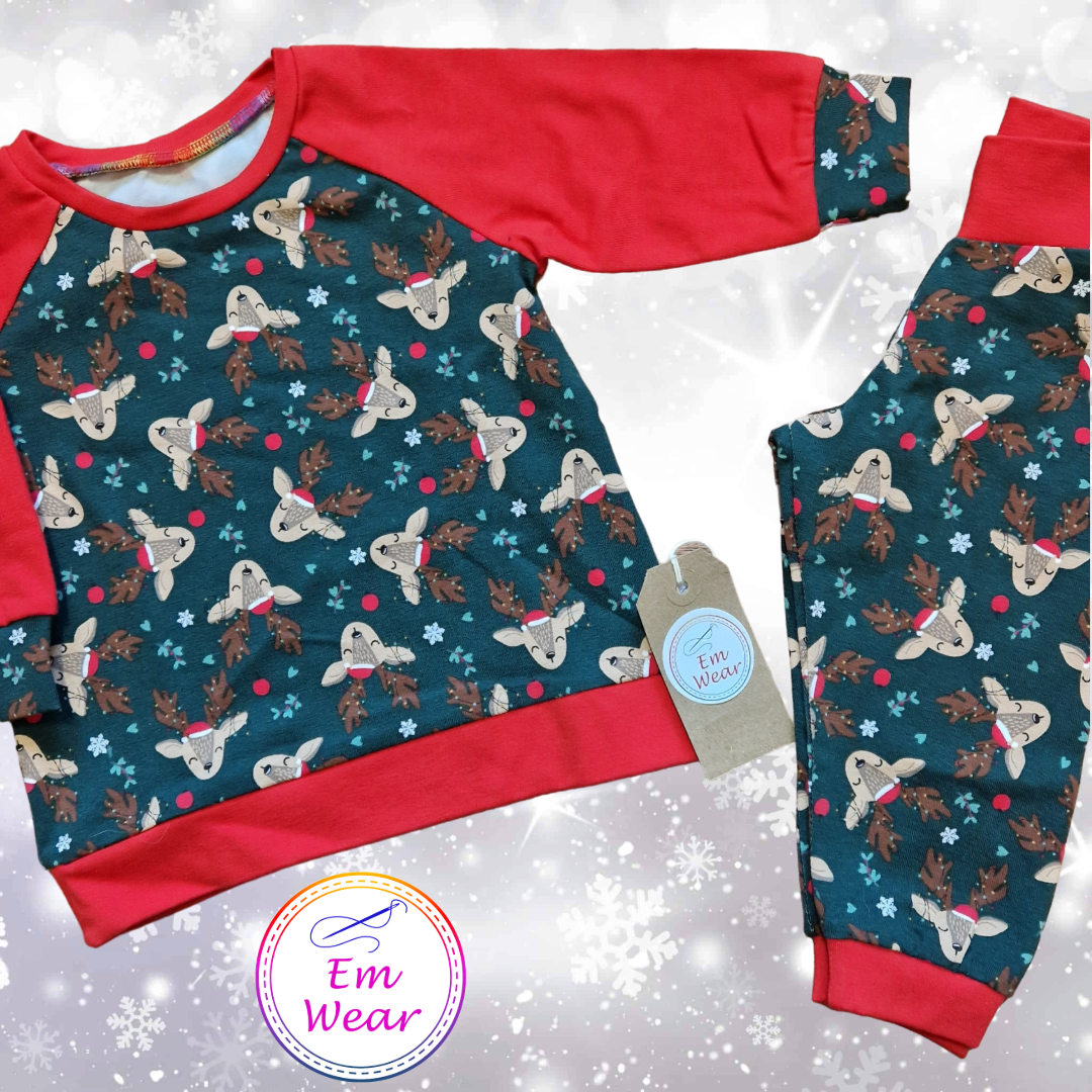 Christmas Baby and Child Loungewear Set