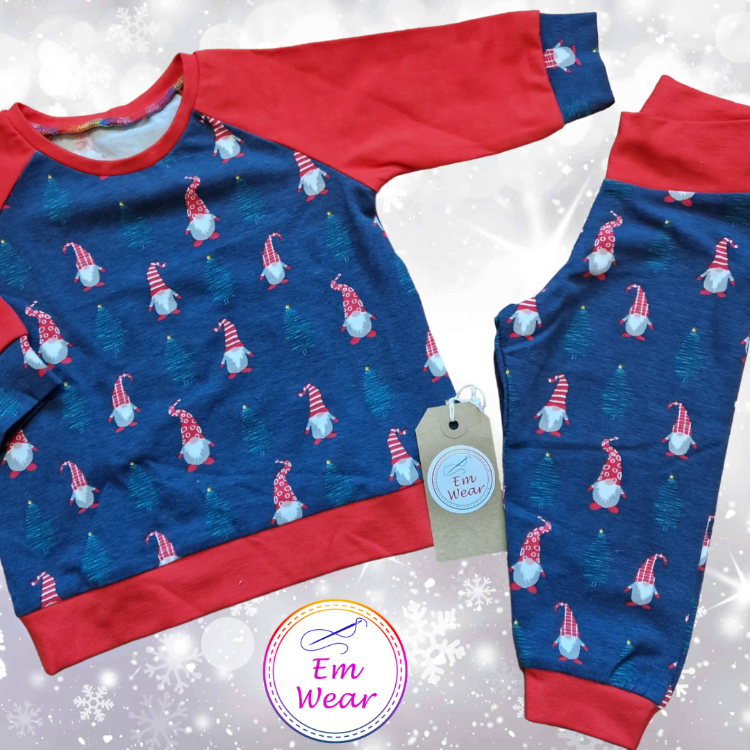 Christmas Baby and Child Loungewear Set