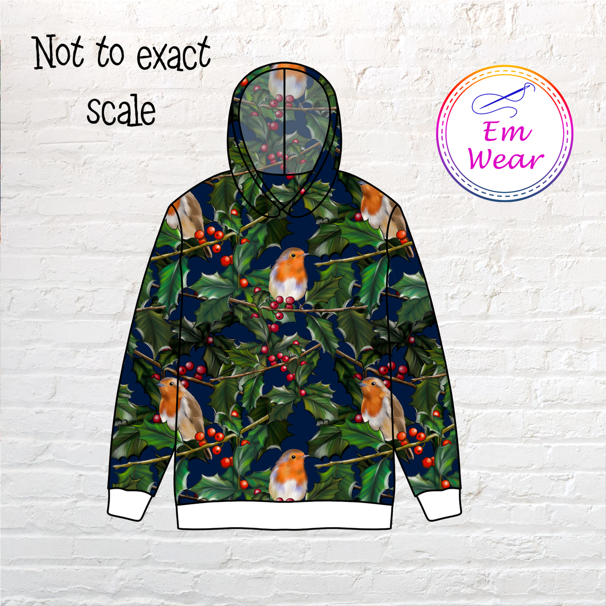 Winter Robins Hoody Set