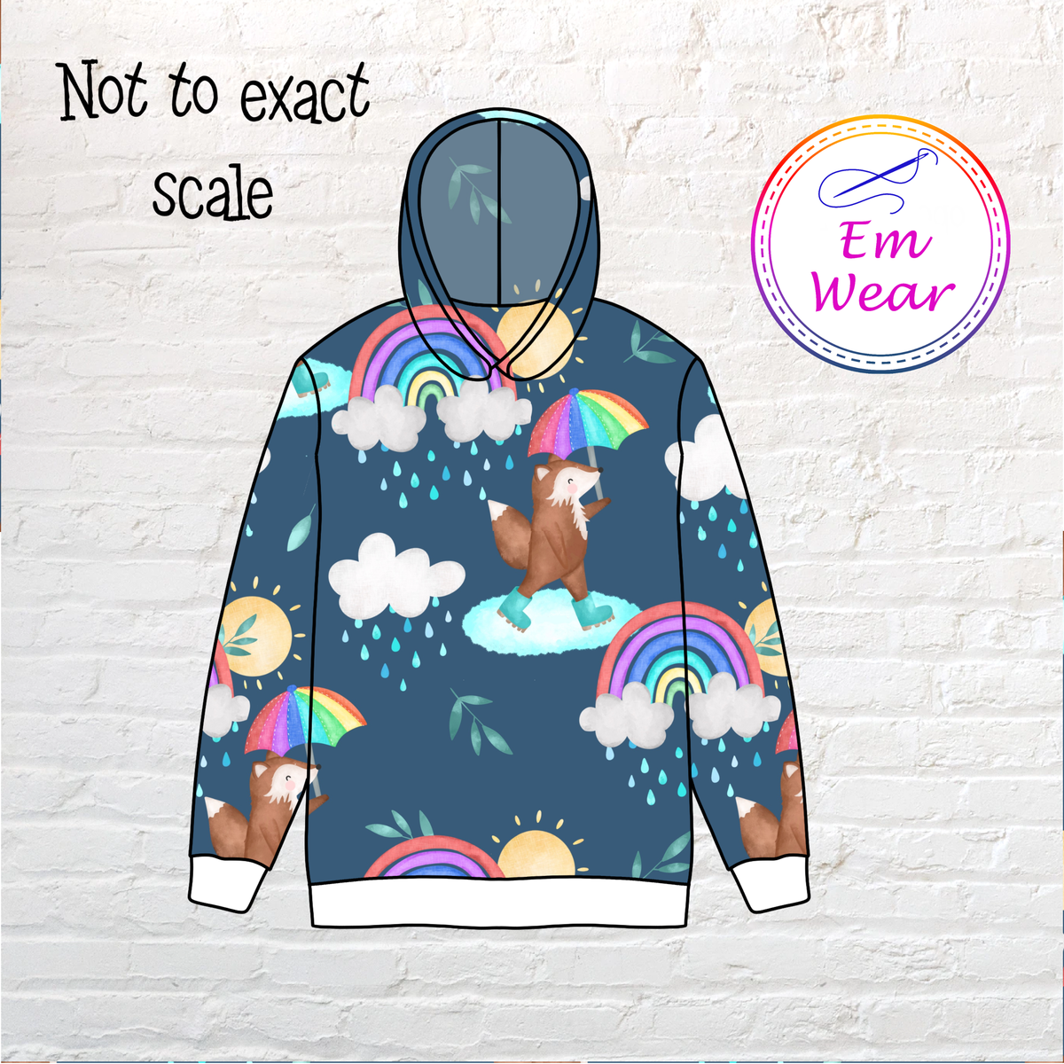 Rainy Day Foxes Hoody Set