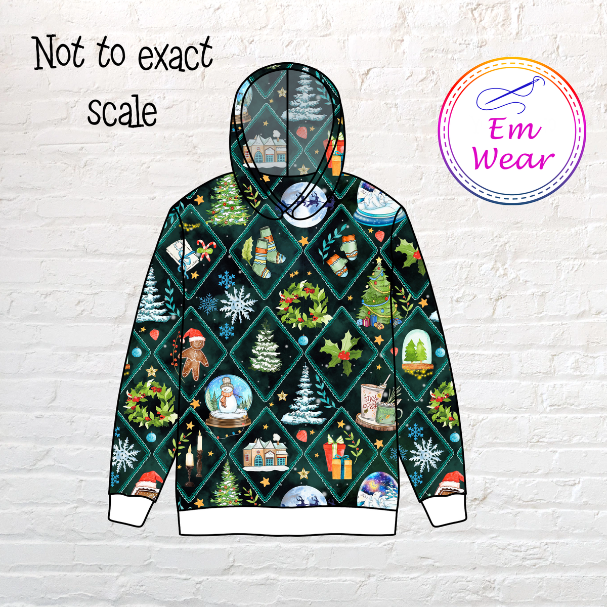 Christmas Diamonds Hoody Set