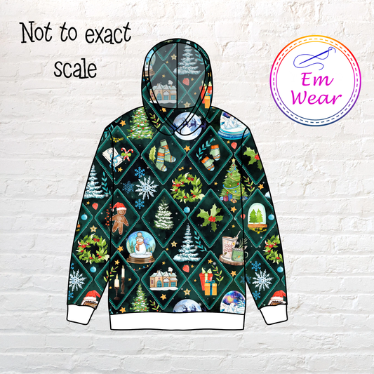 Christmas Diamonds Hoody Set