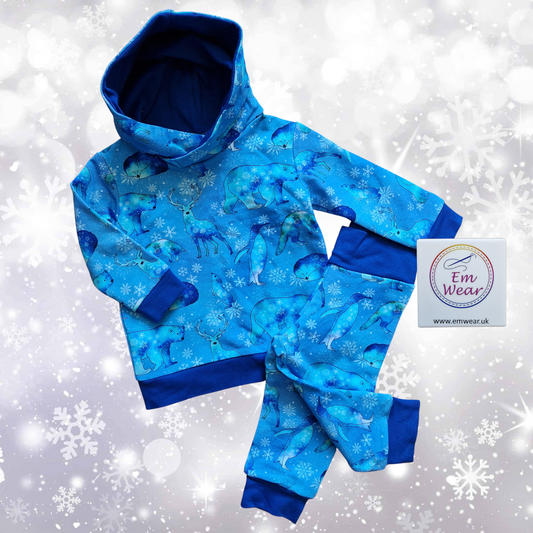 Ready Made Winter Animals Hoody & Leggings Set